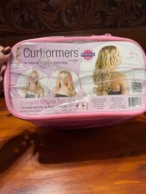 Curlformers Styling Kit for Spiral Curls by HairFlair for Extra Long Hair